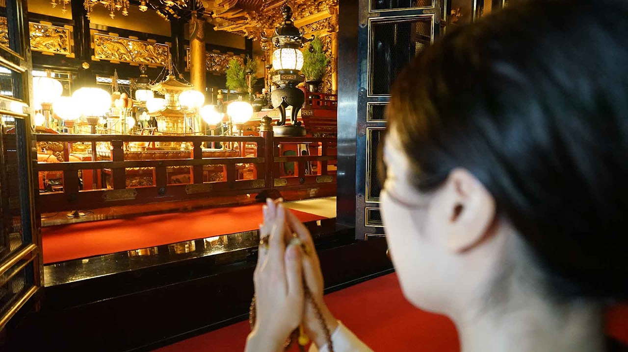 本堂にて大般若祈祷